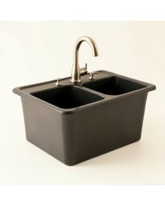 Whitehaven Smart Divide 36 '' L X 22 '' W Farmhouse Double-Bowl Kitchen Sink With Tall Apron (synthetic illustration; no displayed measurements)