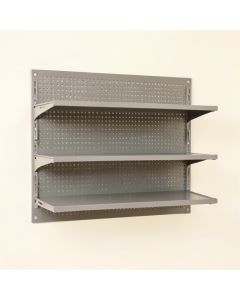 Clay Bend Empty Wall-Mounted Tool Organizer Panel - Gray (synthetic illustration; no displayed measurements)