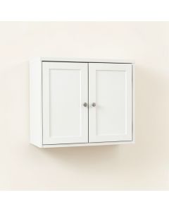 Alder Canyon Wall-Mounted Entry Cabinet - White (synthetic illustration; no displayed measurements)