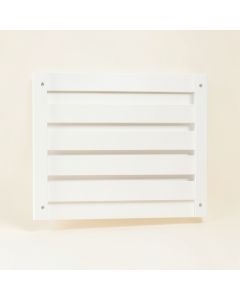 Field Bluff Empty Wall-Mounted Tool Organizer Panel - White (synthetic illustration; no displayed measurements)
