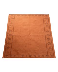 Dune Bend Rectangular Area Rug - Terracotta