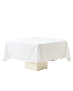 Summit Bluff Flat Bed Sheet - White