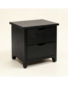 Leflore Solid Wood 2 - Drawer End Table With Storage (synthetic illustration; no displayed measurements)