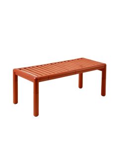 Fern Falls Indoor Bench - Terracotta (synthetic illustration; no displayed measurements)