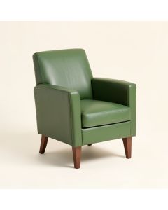 Arm Chair In Green (synthetic illustration; no displayed measurements)