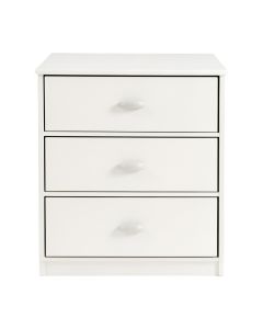 Fabela 3 - Drawer Nightstand In Bright White (synthetic illustration; no displayed measurements)