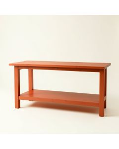 Oak Bluff Empty Workshop Workbench - Terracotta (synthetic illustration; no displayed measurements)