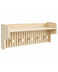 Hazel Dale Wall-Mounted Entryway Organizer Shelf - Cream