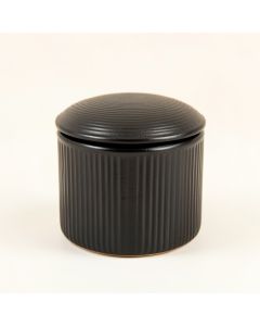 Laurel Brook Storage Canister With Lid - Black (synthetic illustration; no displayed measurements)