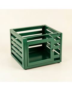 Hazel Crest Empty Furniture-Style Pet Crate - Green (synthetic illustration; no displayed measurements)