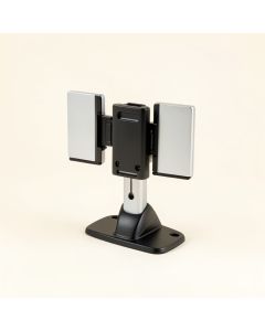 Rocelco Dual Monitor Arm Height Adjustable 2 Screen Desk Mount (synthetic illustration; no displayed measurements)