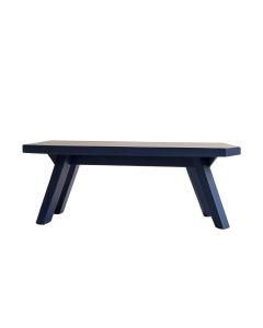 Field Canyon Indoor Bench - Navy (synthetic illustration; no displayed measurements)