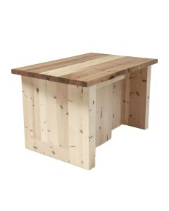 Meredith Kitchen Island With Butcher Block Top