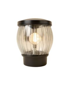 Solar Powered Ribbed Plastic Led Spotlight