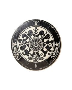 Retro Penny 0.76 '' X 0.76 '' Porcelain Penny Round Mosaic Wall & Floor Tile
