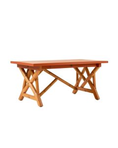 Flint Dell Empty Workshop Workbench - Terracotta (synthetic illustration; no displayed measurements)