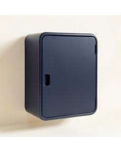 Heath Brook Wall-Mounted Laundry Cabinet - Navy (synthetic illustration; no displayed measurements)