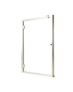 48 '' W X 78 '' H Single Sliding Frameless Shower Door (synthetic illustration; no displayed measurements)