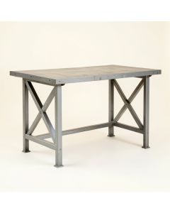 Shore Bridge Empty Workshop Workbench - Gray (synthetic illustration; no displayed measurements)