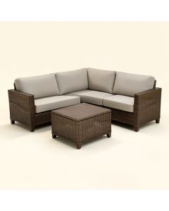 Delorenzo 4 Piece Sofa Seating Group With Cushions (synthetic illustration; no displayed measurements)