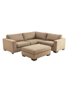 Hayllie Woven Reversible Sectional Sofa With Ottoman