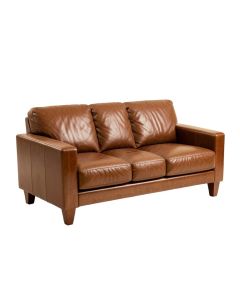 Canyon 136 '' Genuine Leather Pillow Top Arm Sofa