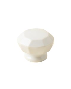 Juniper Branch Cabinet Knob Without Packaging - White