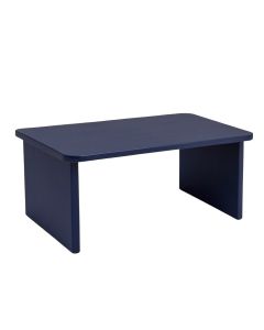 Pine Edge Desktop Monitor Riser - Navy (synthetic illustration; no displayed measurements)