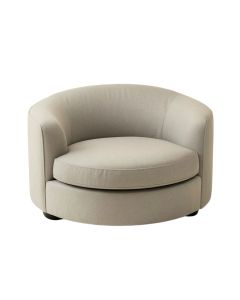 59.25 '' Round Arm Loveseat With Reversible Cushions
