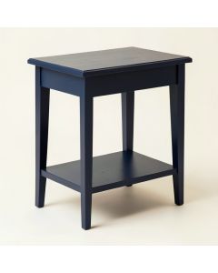 Field Crest Side Table - Navy (synthetic illustration; no displayed measurements)