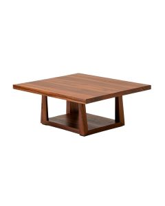 Cutshall Mid-Century Modern Walnut Finished Coffee Table