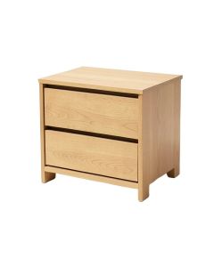 Samons 2 - Drawer Nightstand In Light Brown (synthetic illustration; no displayed measurements)