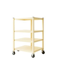 Elm Brook Empty Rolling Workshop Cart - Ivory