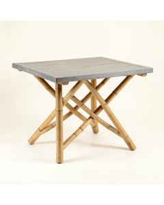 Pine Arc Patio Table - Gray (synthetic illustration; no displayed measurements)