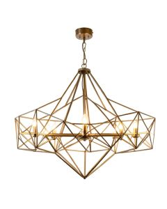 Stamford 1 - Light Unique / Statement Geometric Led Chandelier