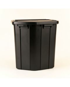 Hazel Bluff Closed Outdoor Storage Box - Black (synthetic illustration; no displayed measurements)