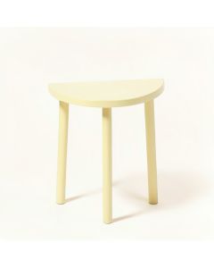 Dune Bluff Compact Balcony Table - Ivory (synthetic illustration; no displayed measurements)