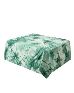 Aqua Tie Dye Effect Leaves Seem Design Image Duvet Cover Set (synthetic illustration; no displayed measurements)