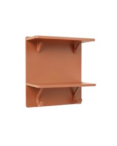 Willow Dale Wall-Mounted Entryway Organizer Shelf - Terracotta (synthetic illustration; no displayed measurements)