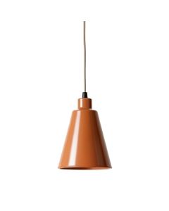 Shore Brook Pendant Light Suspended From One Plain Cable - Terracotta (synthetic illustration; no displayed measurements)