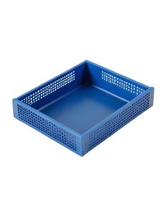 Elm Bend Empty Under-Desk Cable Tray - Blue (synthetic illustration; no displayed measurements)