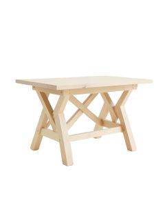 Wren Bend Patio Table - Ivory (synthetic illustration; no displayed measurements)