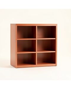 Clay Field Freestanding Bookcase - Terracotta (synthetic illustration; no displayed measurements)