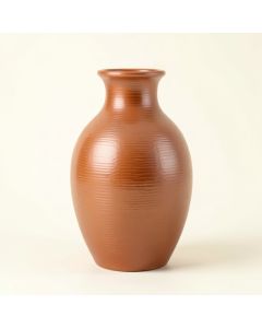 Fern Canyon Empty Decorative Vase - Terracotta (synthetic illustration; no displayed measurements)
