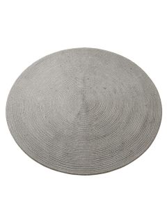 Oak Bluff Round Area Rug - Gray (synthetic illustration; no displayed measurements)