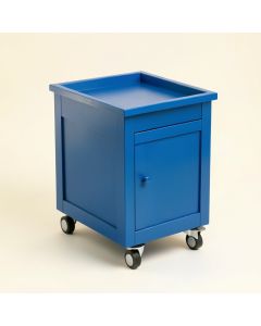 Cliff Edge Empty Rolling Workshop Cart - Blue (synthetic illustration; no displayed measurements)