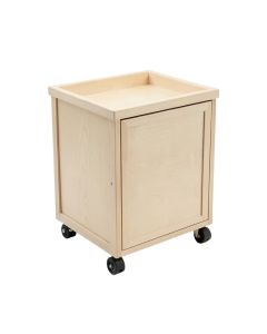 Brook Bridge Empty Rolling Workshop Cart - Beige (synthetic illustration; no displayed measurements)