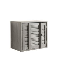 Laurel Edge Wall-Mounted Entry Cabinet - Gray
