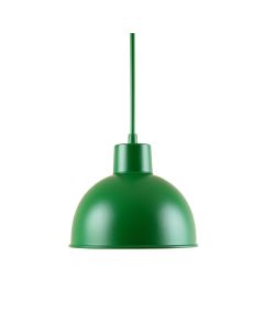 Pine Bend Pendant Light Suspended From One Plain Cable - Green (synthetic illustration; no displayed measurements)