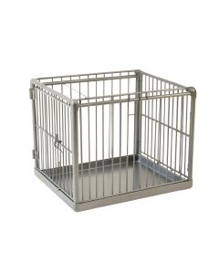 Holly Crest Empty Furniture-Style Pet Crate - Gray